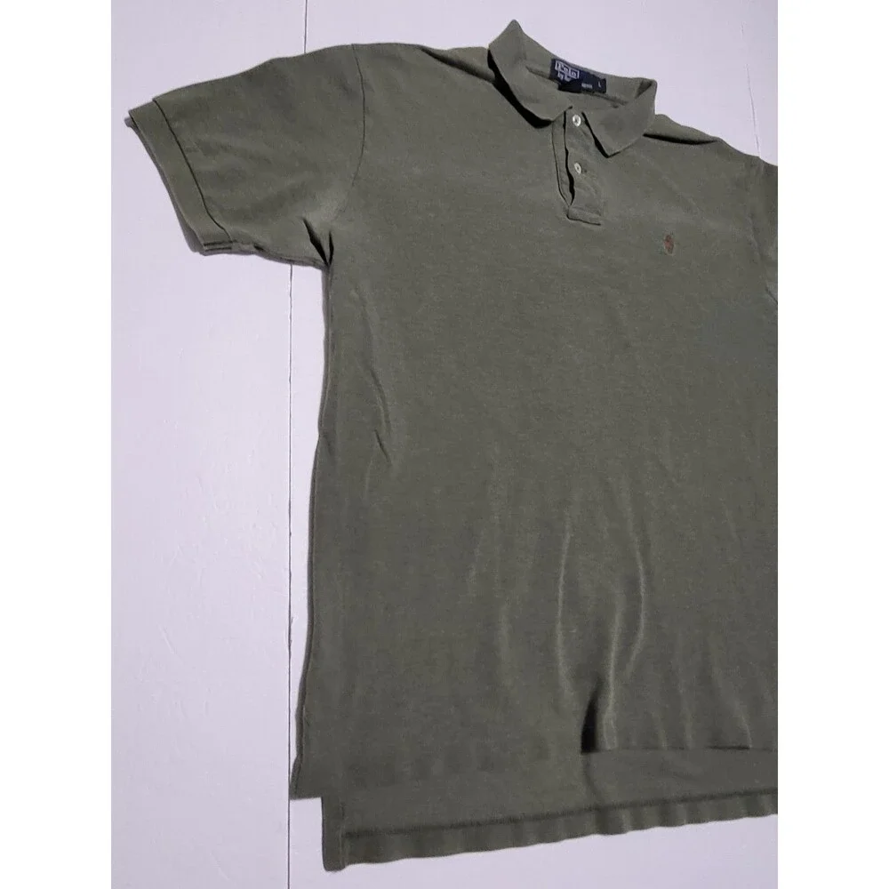 (#L3) Polo Ralph Lauren Short Sleeve Size Men's Large Green
